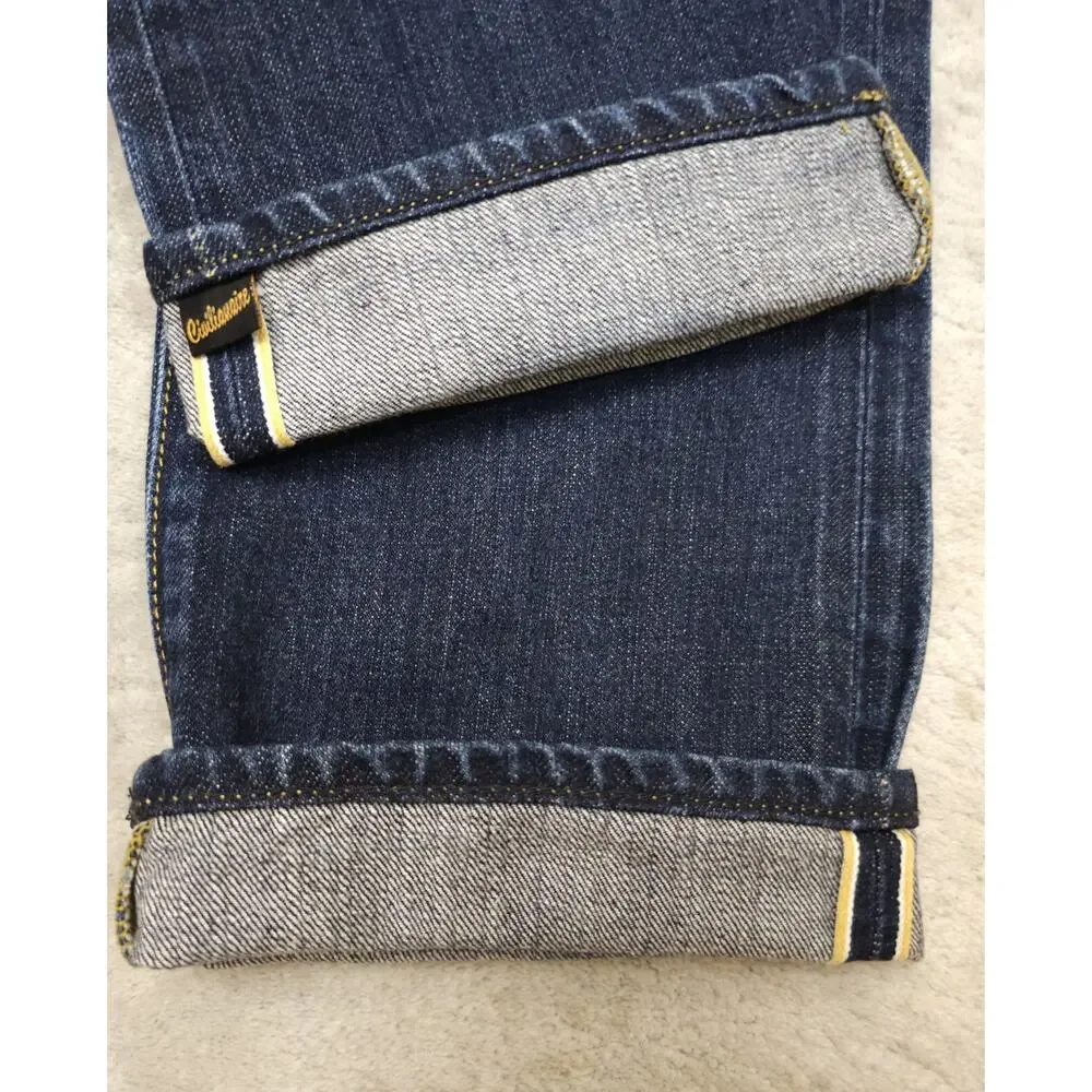 Civilianaire Selvedge Jeans Men’s Dark Wash Japanese Denim Size 31×32 - Picture 4 of 8